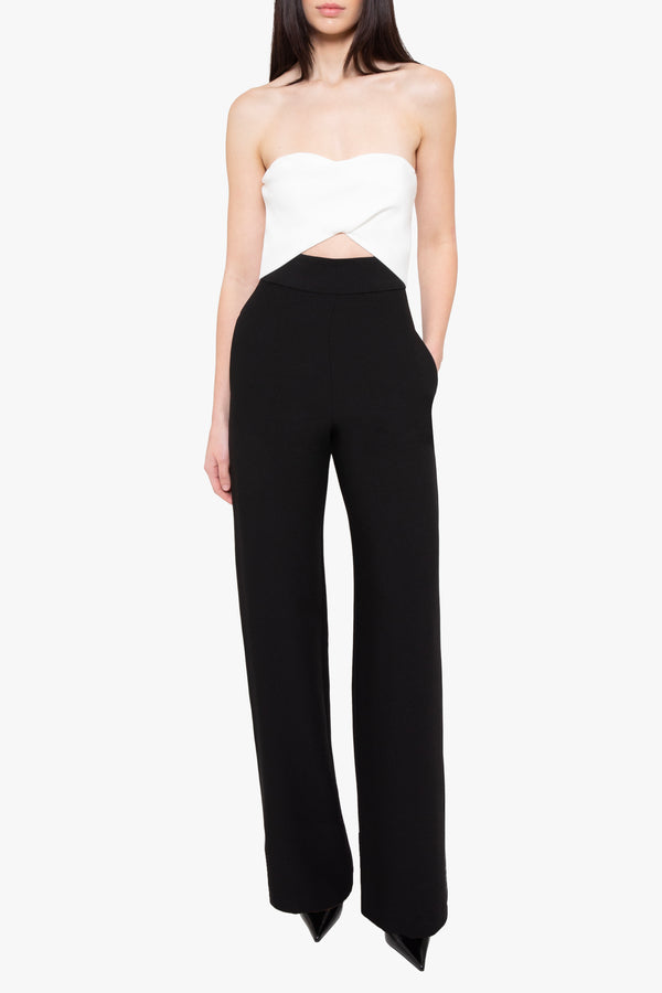 black halo Jada CB Jumpsuit Black / Pearl