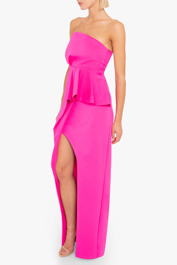 Black Halo Jonas Gown Iconic Pink
