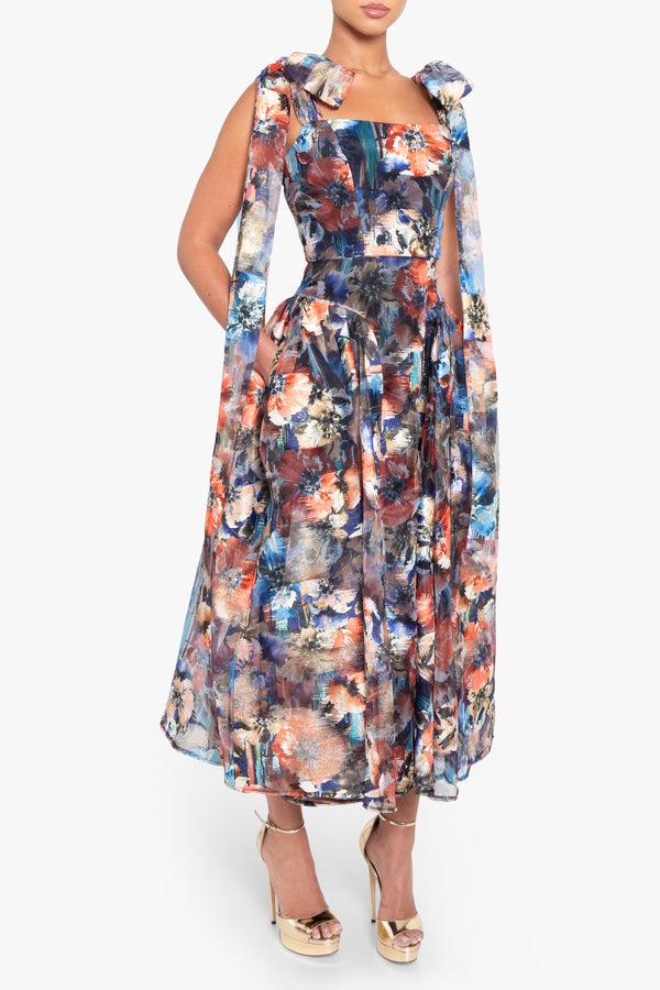 black halo Lelia Cocktail Dress Solar Sparkle