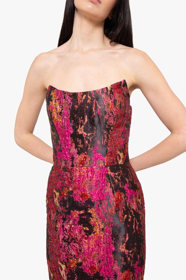 Black Halo Lumina Gown Opal Storm