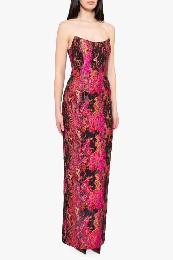 black halo Lumina Gown Opal Storm