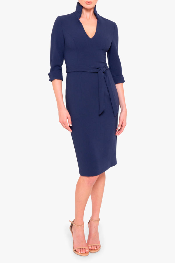 black halo Madeline Dress Pacific Blue
