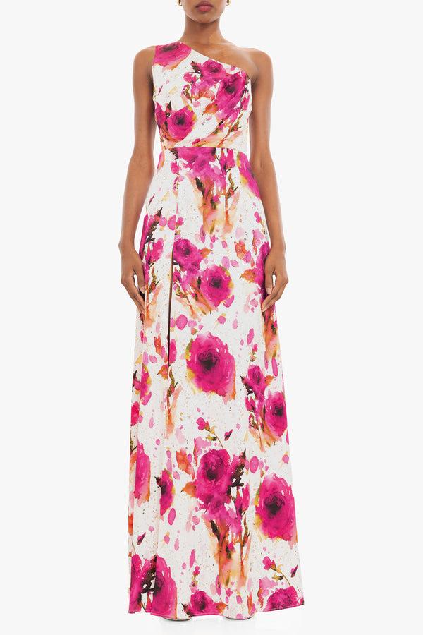 Black Halo Marietta Gown Floral Crush