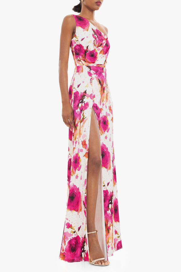 Black Halo Marietta Gown Floral Crush
