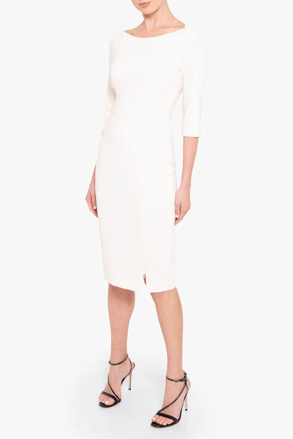 Black Halo Marissa Sheath Dress Buttercream