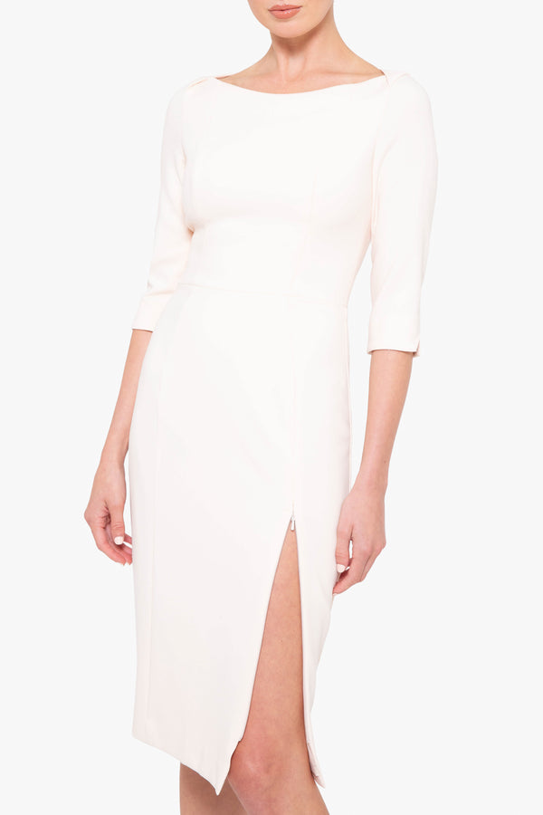 Black Halo Marissa Sheath Dress Buttercream
