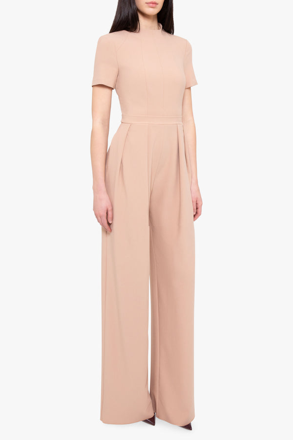 black halo Mayra Jumpsuit Desert Sand
