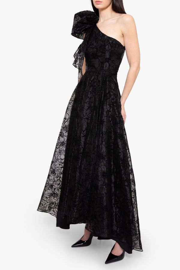 Black Halo Mirabella Gown Blooming Veils
