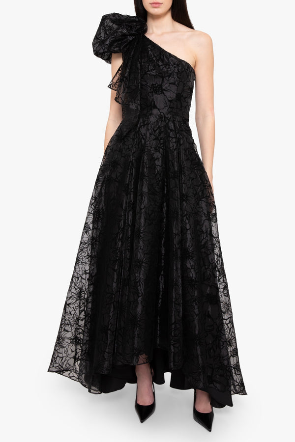 black halo Mirabella Gown Blooming Veils