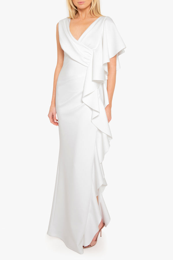 black halo Morwen Gown Whip Cream