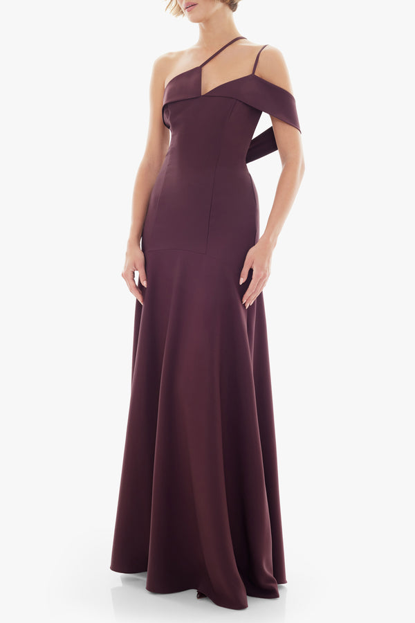 black halo Nairobi Gown Oxblood
