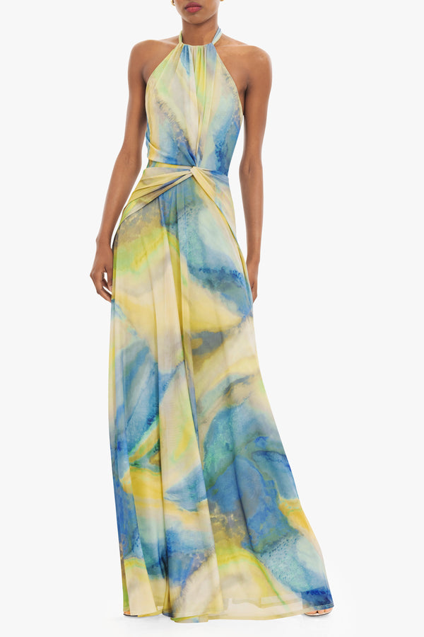 black halo Neriah Gown Brilliant Citrine