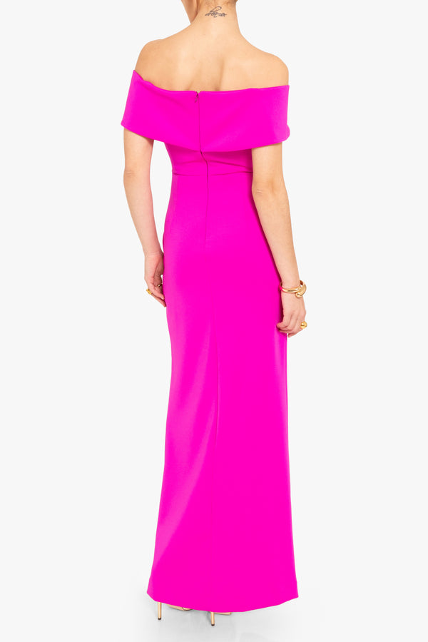 Black Halo Prisma Gown Vibrant Pink