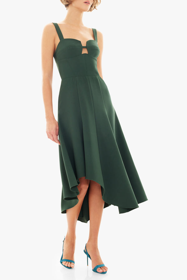 Black Halo Sorelle Midi Dress Bamboo