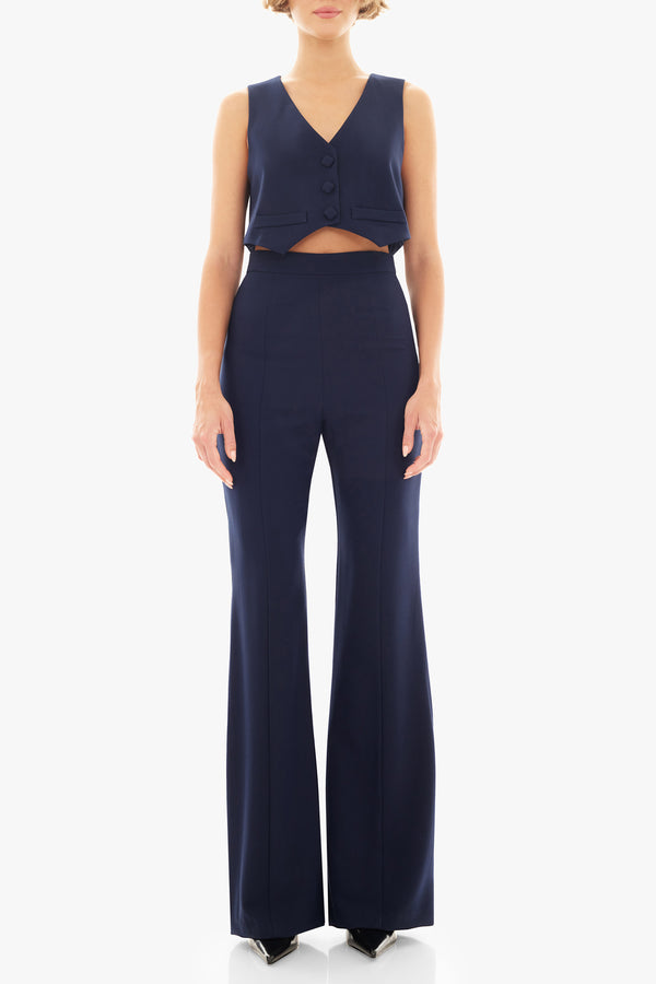 black halo Vestra 2pc Jumpsuit Navy