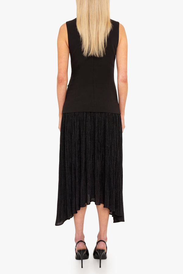 Black Halo Vianey Midi Dress Black