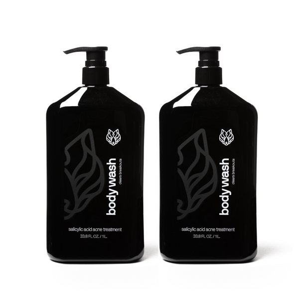Black Wolf Charcoal Body Wash - 2 Pack