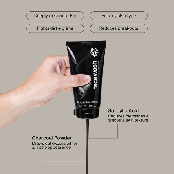 Black Wolf Charcoal Face Wash - 2 Pack [Save 15%]