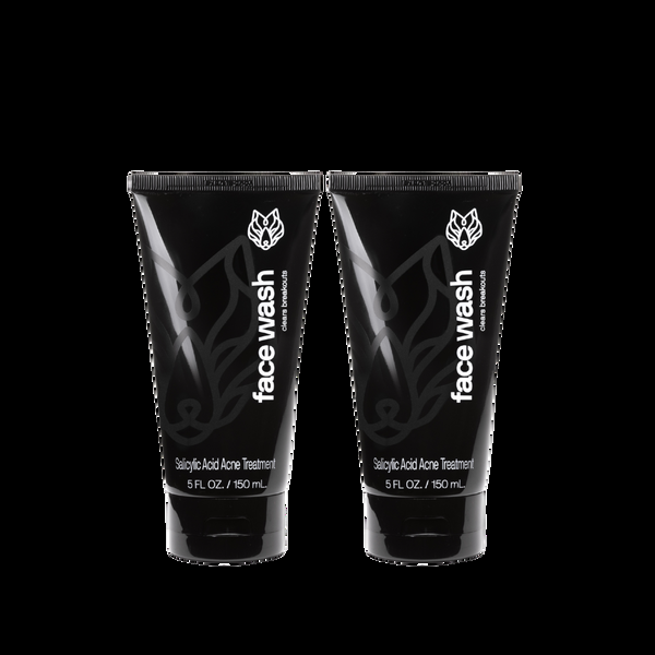 black wolf Charcoal Face Wash - 2 Pack [Save 15%]