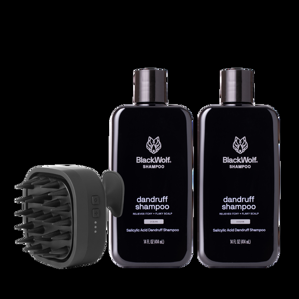 black wolf Dandruff Control Kit