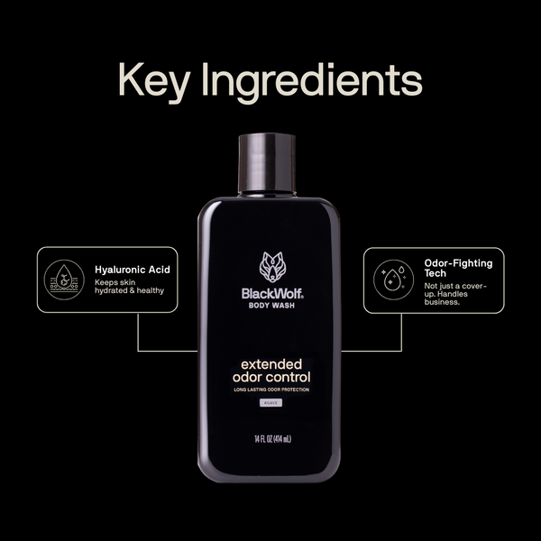 Black Wolf Extended Odor Control Body Wash