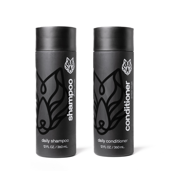 black wolf Shampoo + Conditioner