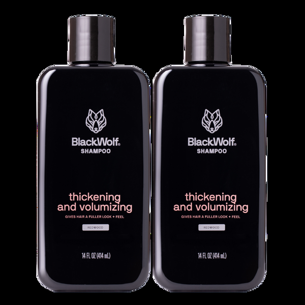 black wolf Thickening + Volumizing Shampoo 2-Pack