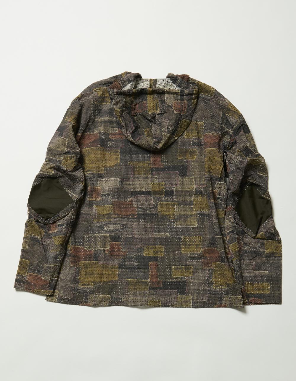 Blackmeans “BORO” Print Mesh Parka