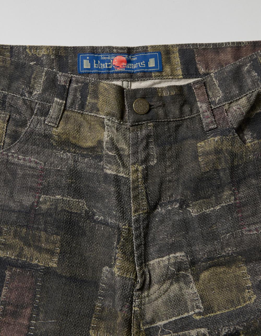 Blackmeans “BORO Print” Straight Pants