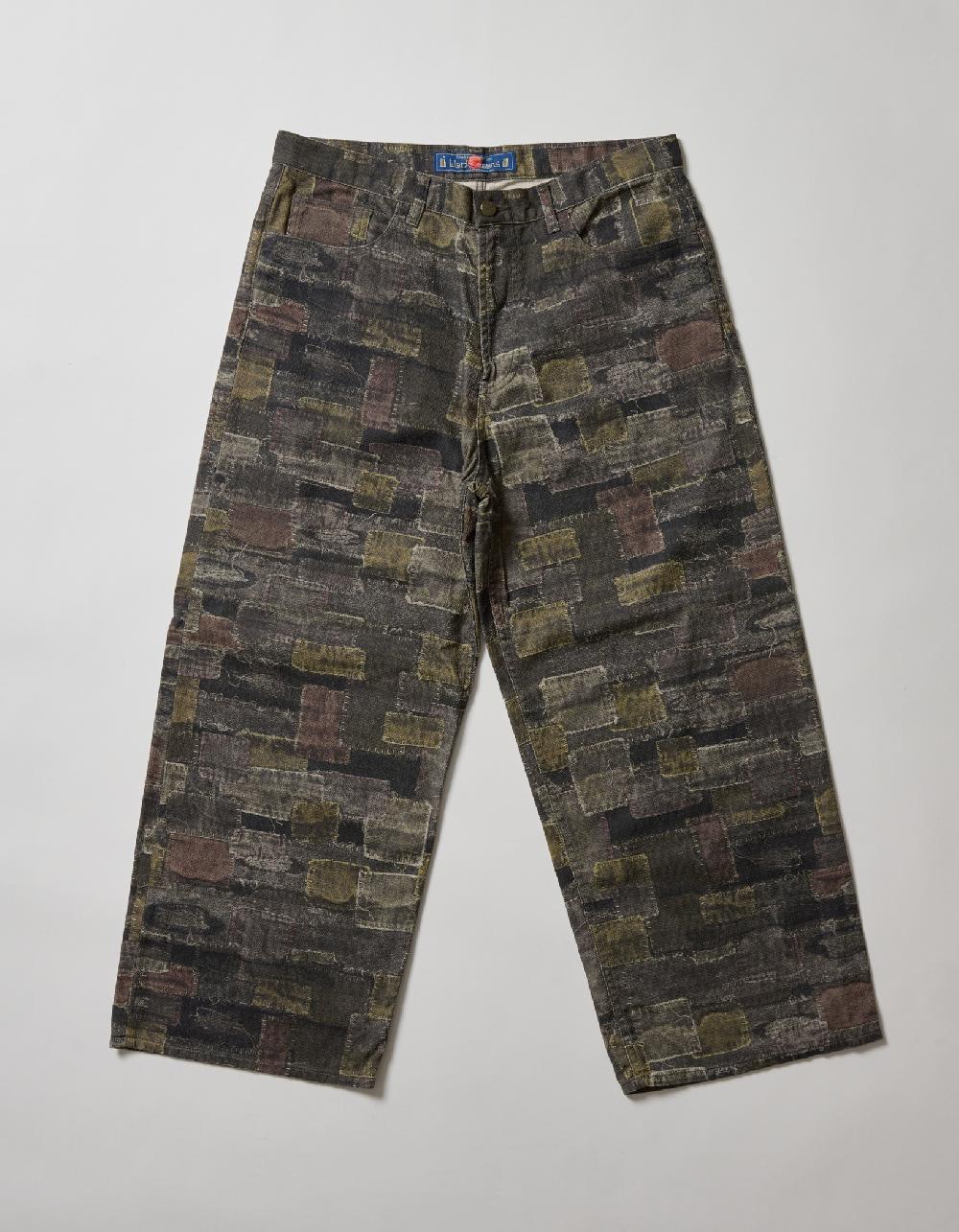 blackmeans “BORO Print” Straight Pants