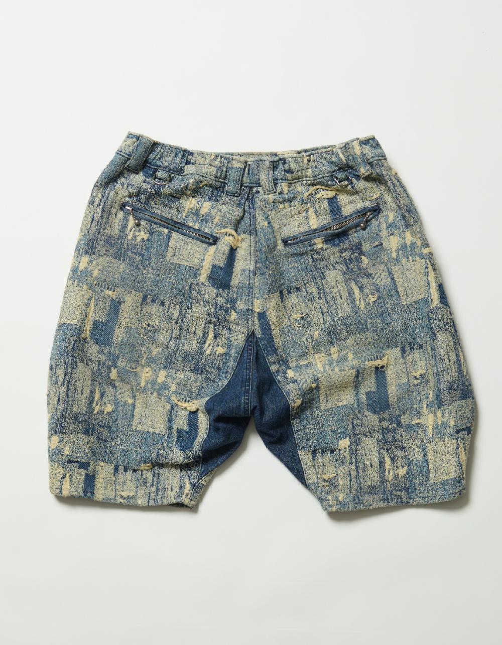 Blackmeans BORO “TORAICHI” Short Pants