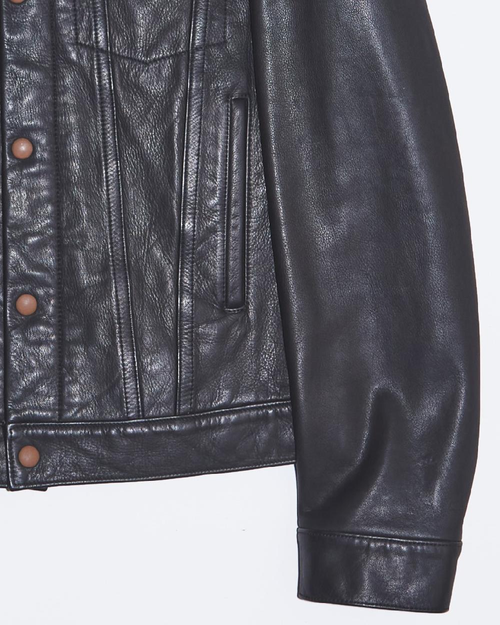 Blackmeans Cow Leather Tracker Jacket