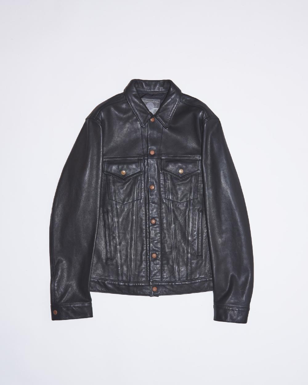 blackmeans Cow Leather Tracker Jacket