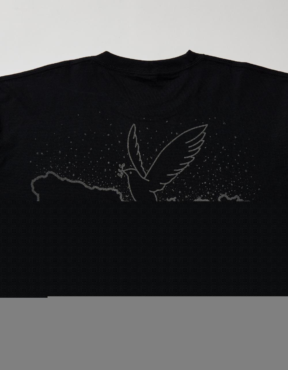 Blackmeans Doves And Starry Sky　L/S Tshirts
