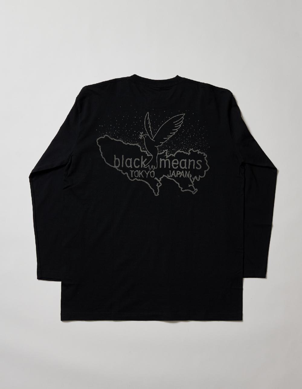blackmeans Doves and Starry Sky　L/S Tshirts