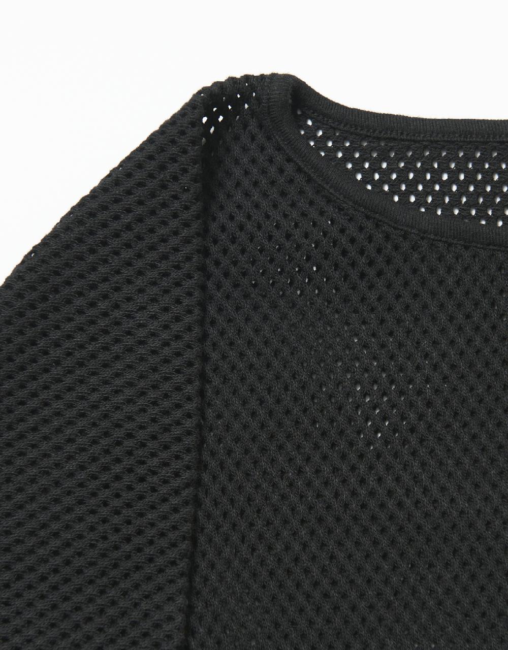 Blackmeans Mesh Long Sleeve Shirt