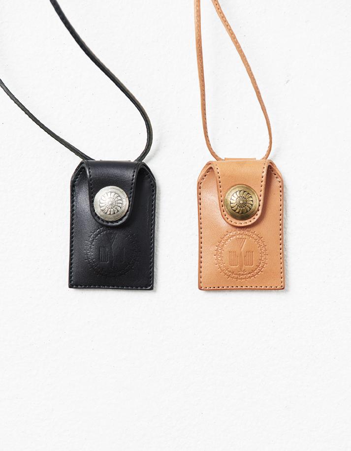Blackmeans Omamori Case Leather Necklace