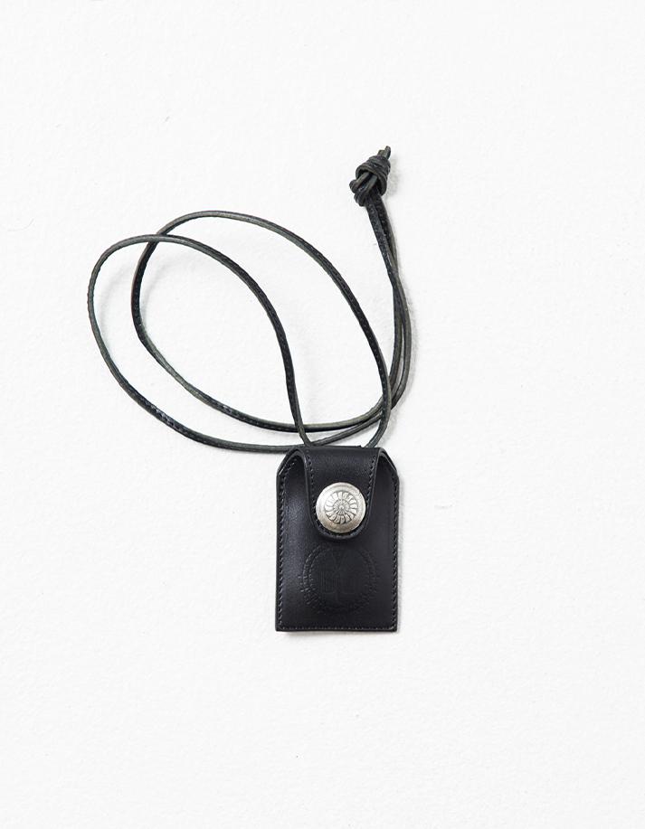 Blackmeans Omamori Case Leather Necklace