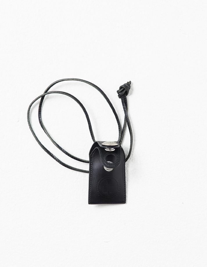 Blackmeans Omamori Case Leather Necklace