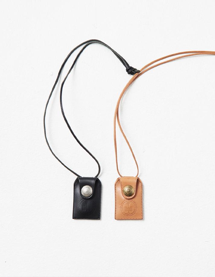 blackmeans Omamori Case Leather Necklace