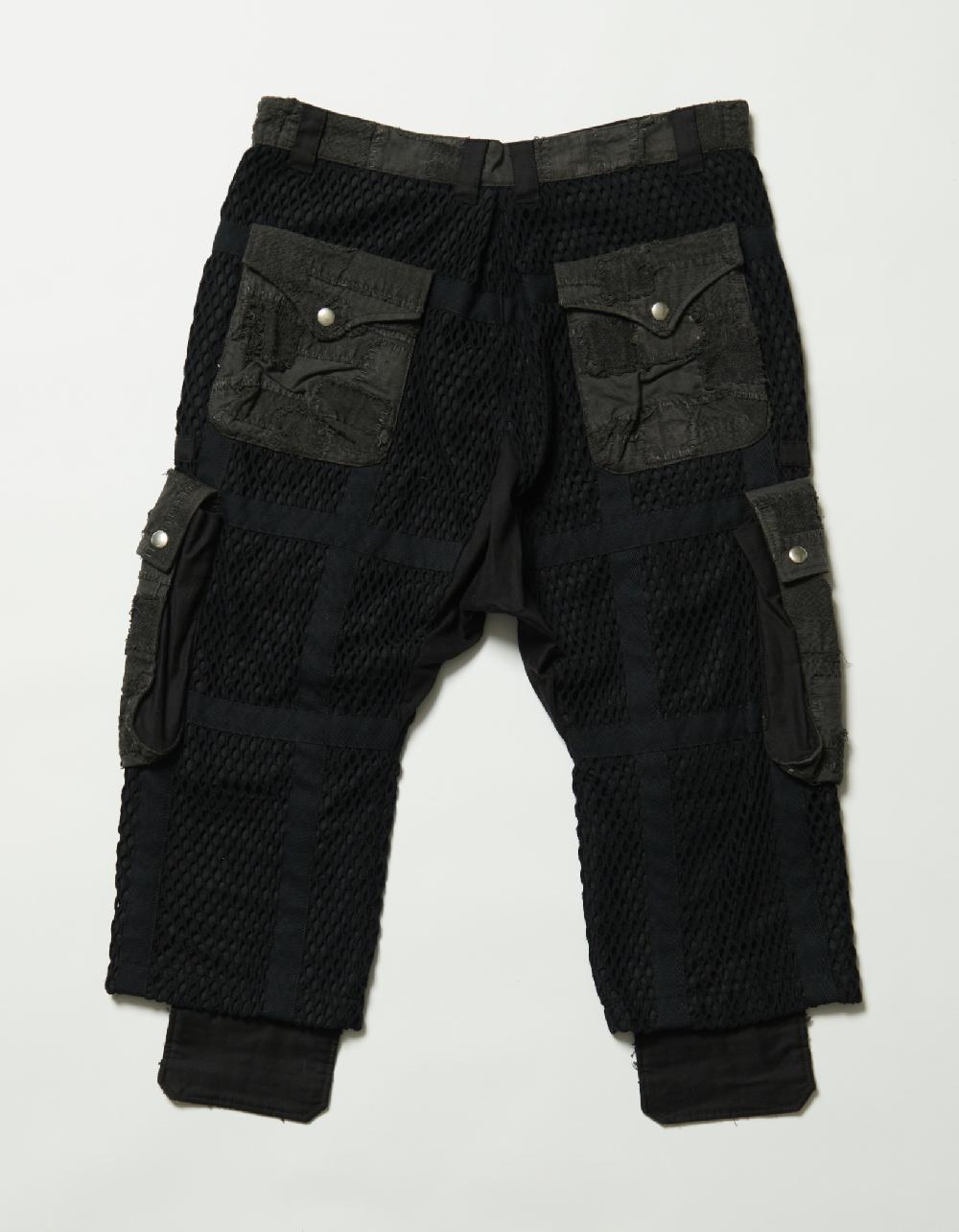 Blackmeans Patch Work & Net Pants