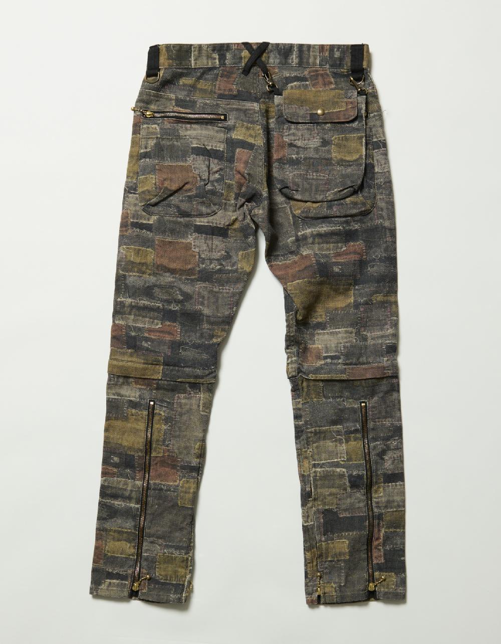 Blackmeans Patch Work Print Pants