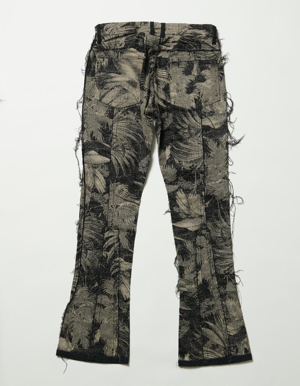 Blackmeans Reversible Denim Shoe Cut Pants