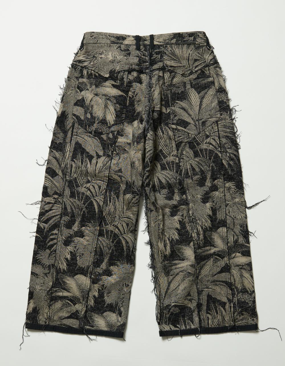 Blackmeans Reversible Denim Wide Pants