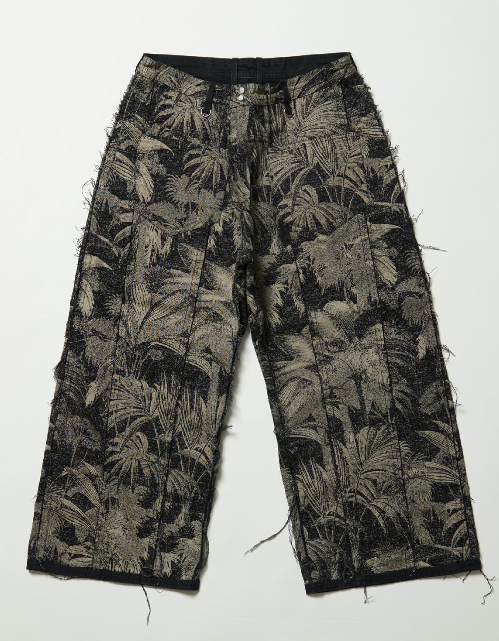 blackmeans Reversible Denim Wide Pants