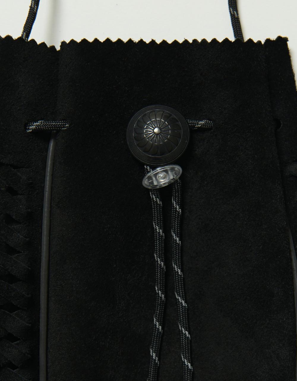 Blackmeans Suede Medicine Bag Fringe Type