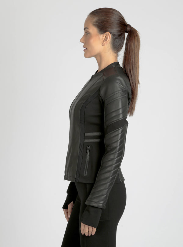 Blanc Noir Angel Falls Moto - Black Black