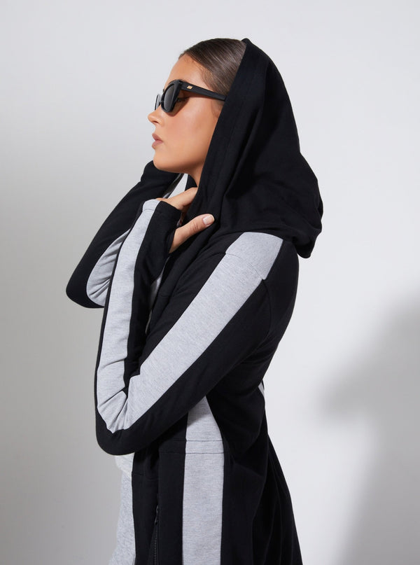 Blanc Noir Anya Traveler Jacket BLACK/CHARCOAL