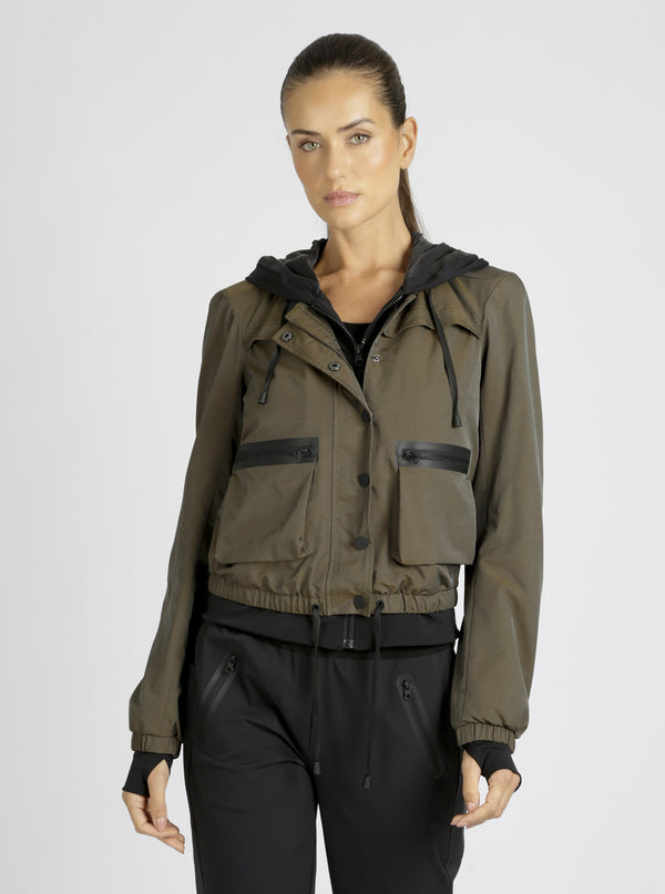 Blanc Noir Aurora Skyfall Jacket Olive