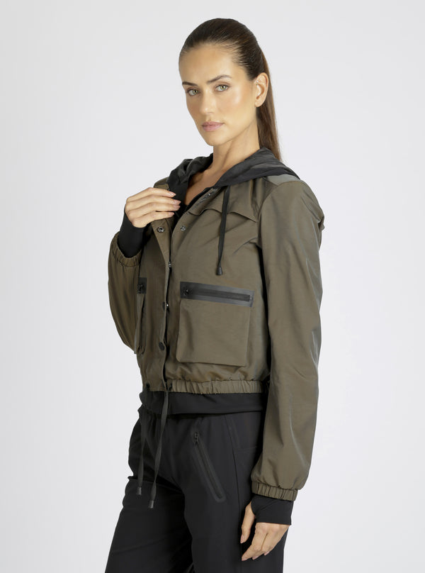Blanc Noir Aurora Skyfall Jacket Olive